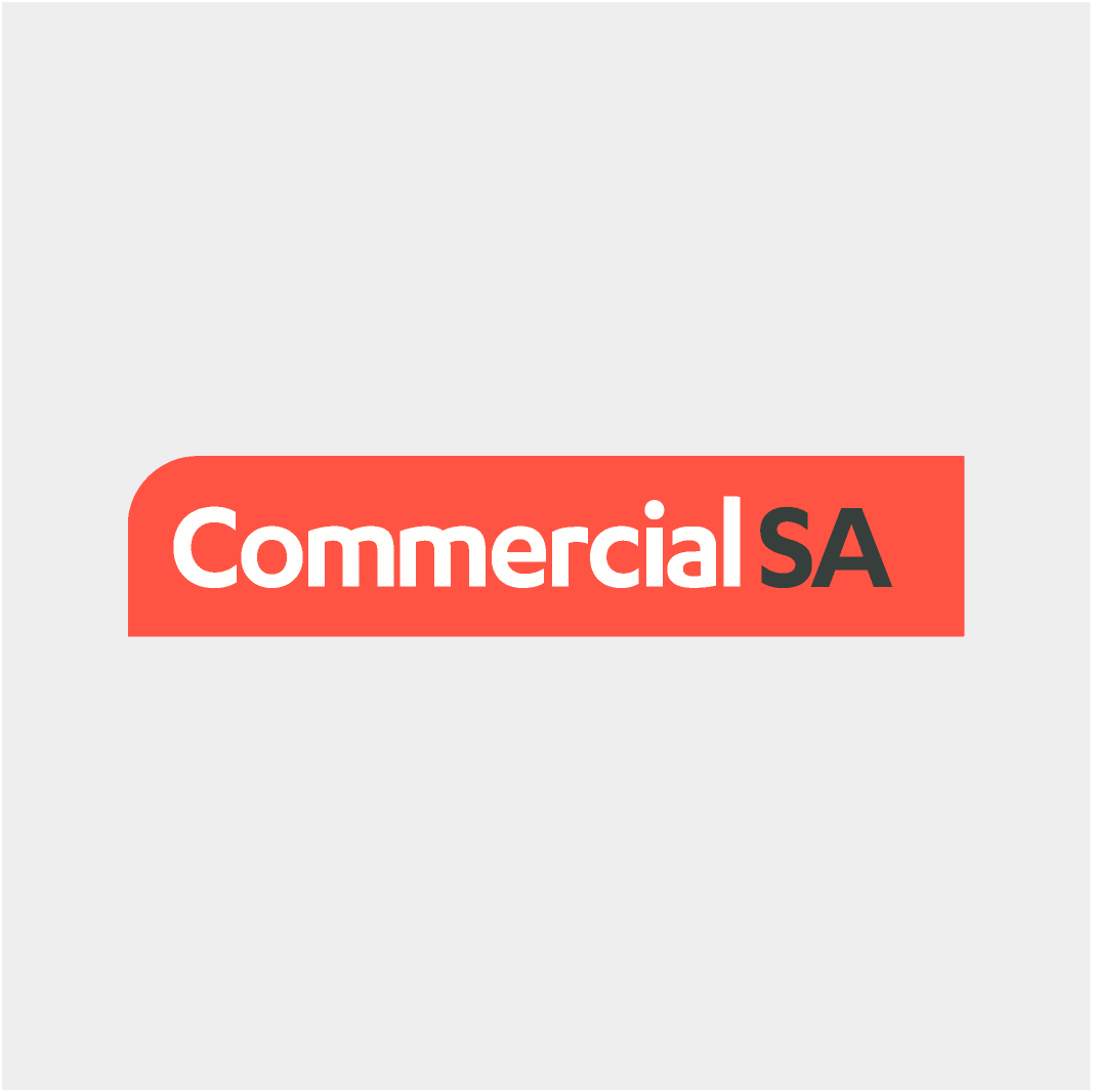 Commercial SA logo - a specialised real estate agency focusing on the sale, leasing, and management of commercial and industrial properties, including offices, warehouses, and retail spaces